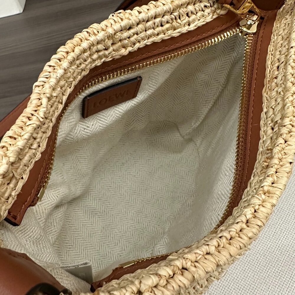Loewe Raffia Woven Paula's Ibiza Crossbody Bag - Picture 8 of 9